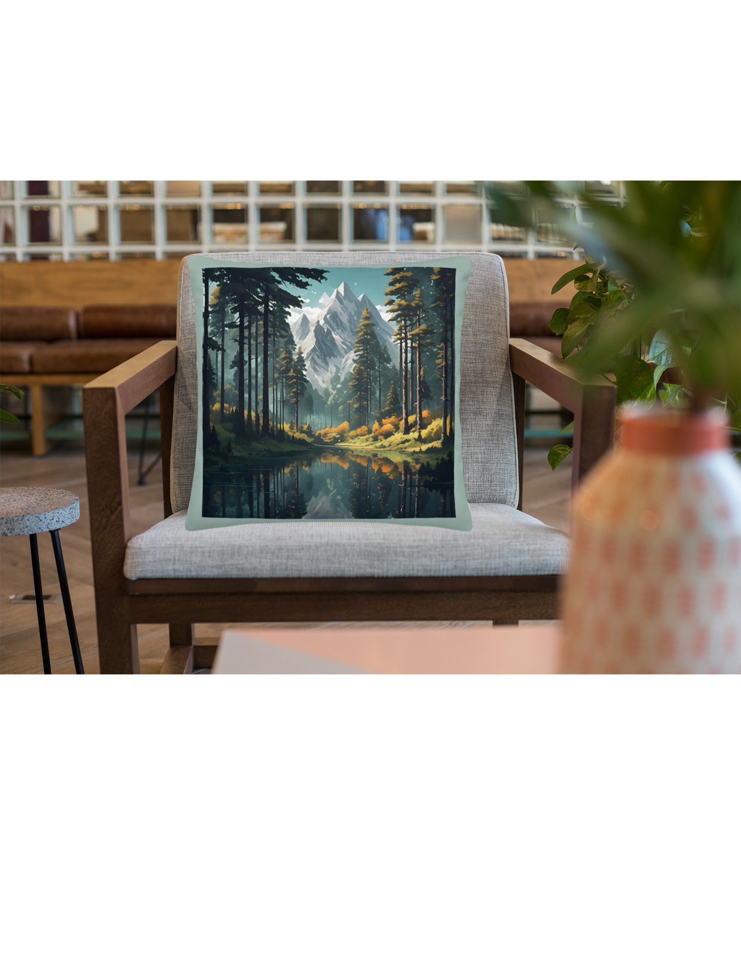 *Beautiful Mountain Pillow, Rustic Outdoors Home Decor
