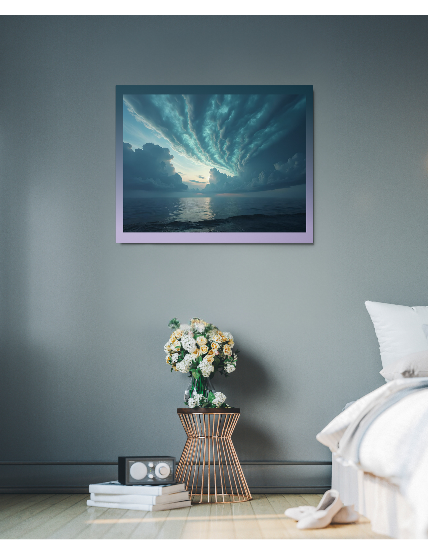Beautiful Lake Metal Wall Art Decor