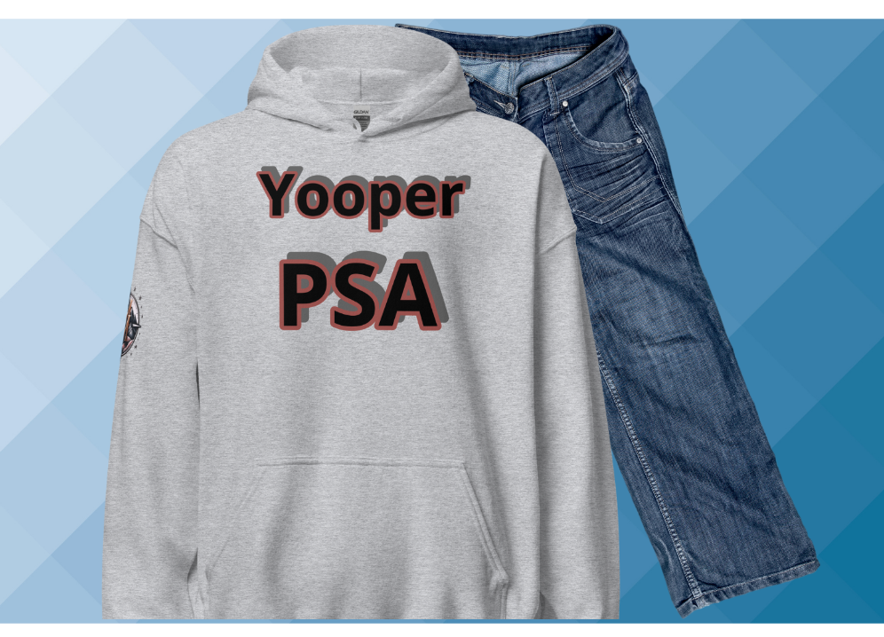 Yooper Michigan Hoodie, Bonfire Approved