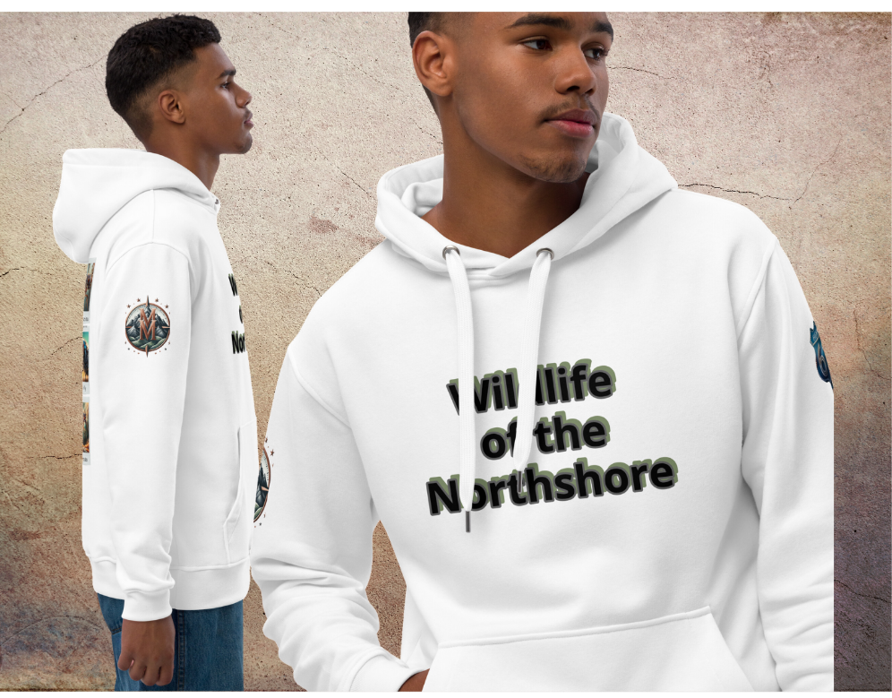 Organic Minnesota Mosquito Hoodie, Northshore Wildlife