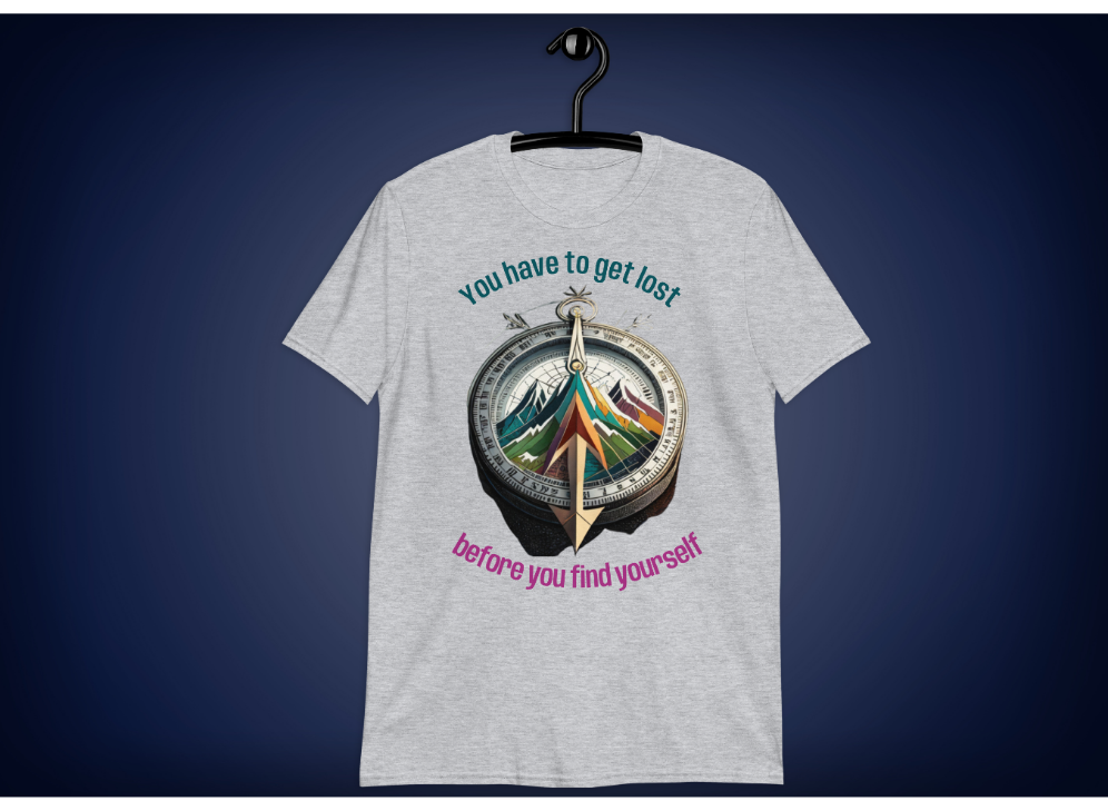 *Get Lost & Find Yourself Tee, Hiking Outdoors T-Shirt