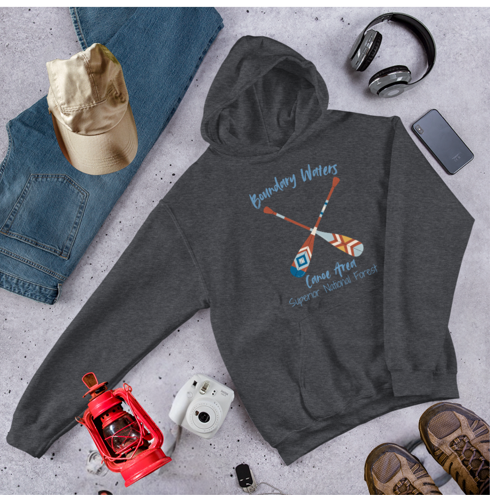 Boundary Waters Hoodie, Minnesota Northshore Sweatshirt