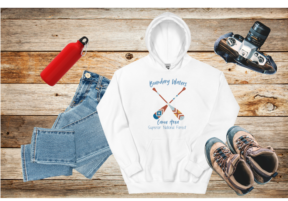 Boundary Waters Hoodie, Minnesota Northshore Sweatshirt