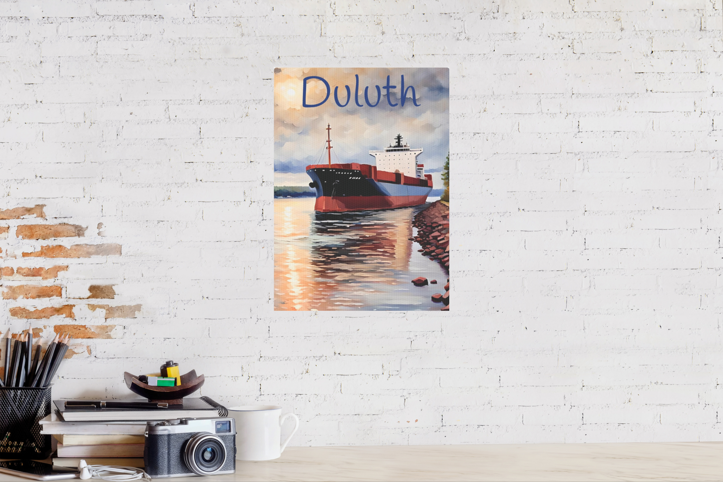 Duluth Minnesota photo tile, North Shore Photo Collage