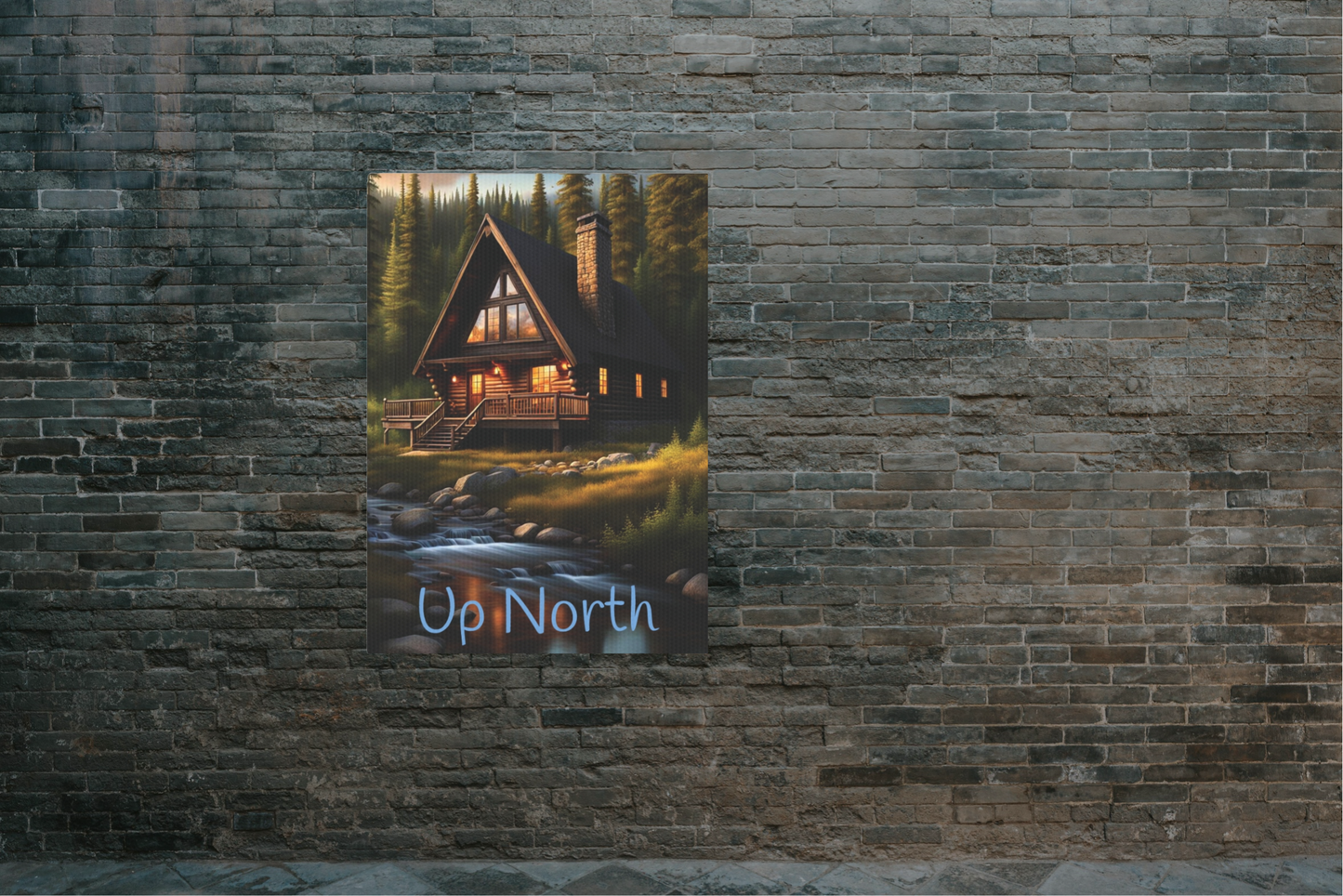 Up North Photo Tile, North Shore Minnesota Canvas