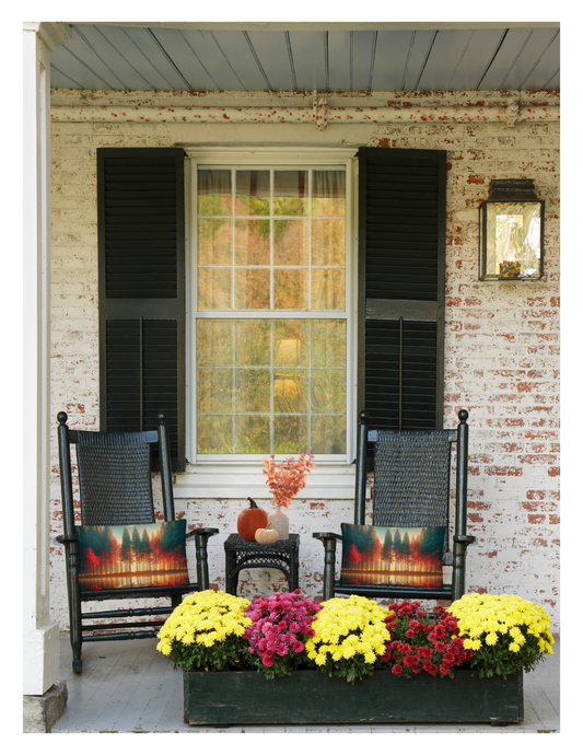 Fall Throw Pillow, Autumn Home Decor