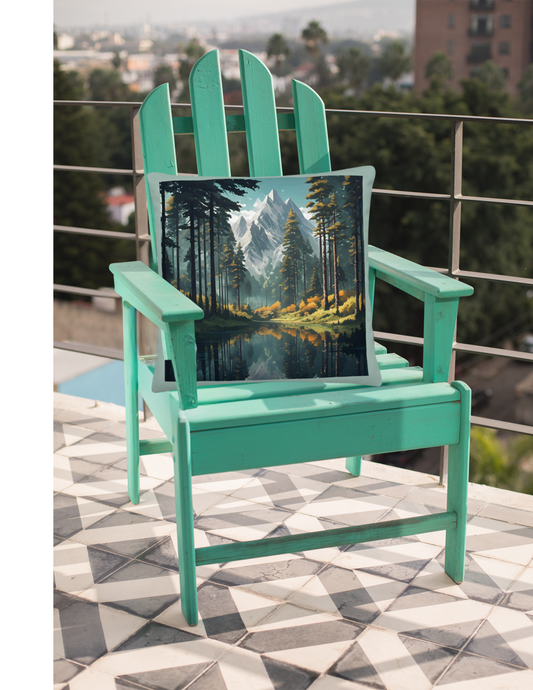*Beautiful Mountain Pillow, Rustic Outdoors Home Decor