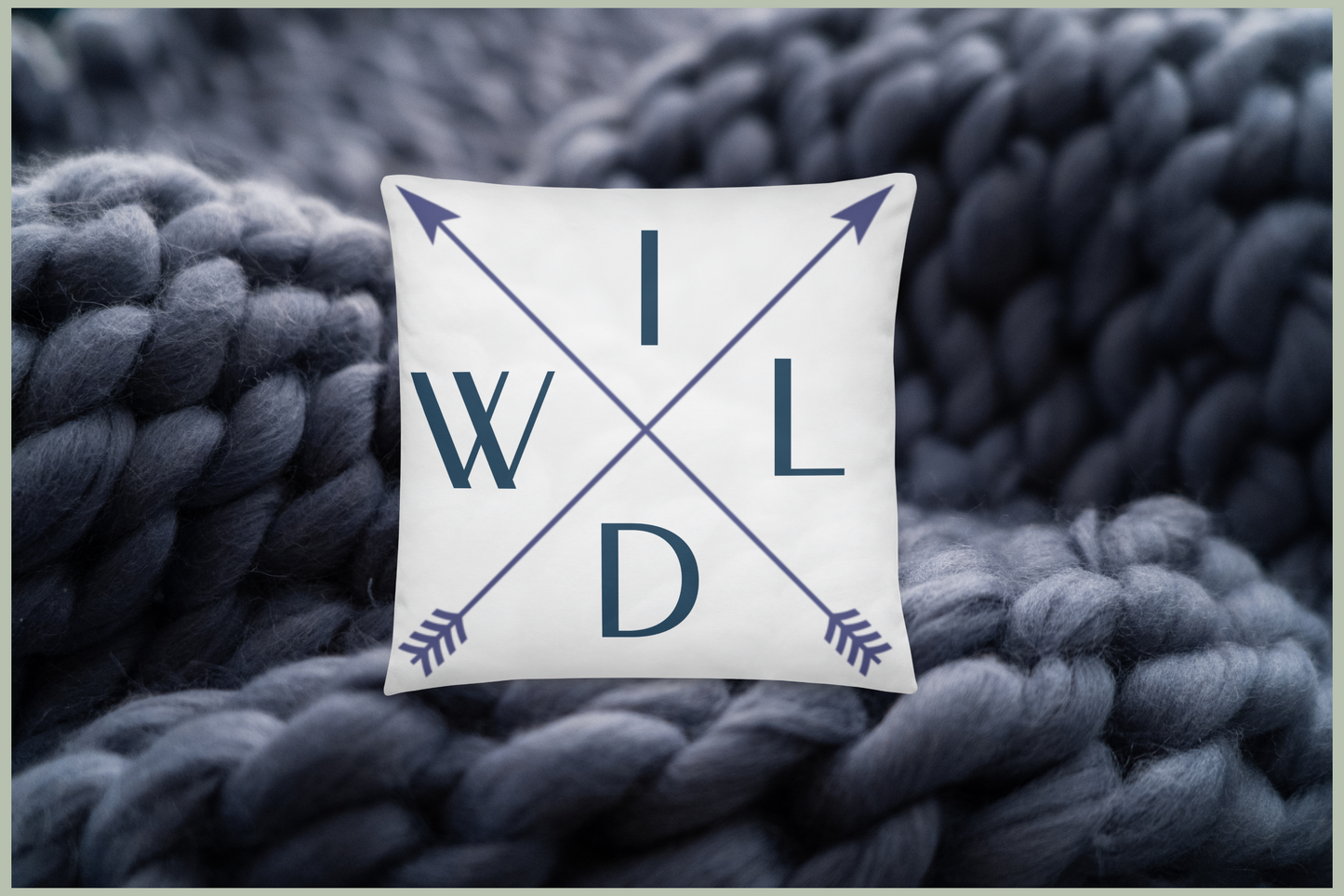 Wild Pillow, Woodland Home Throw, Child Room