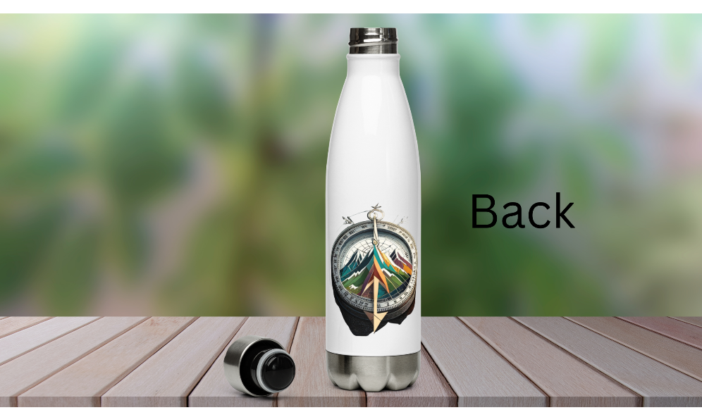 Rather Be Hiking Stainless Steel Water Bottle, Outdoor Hydration Flask