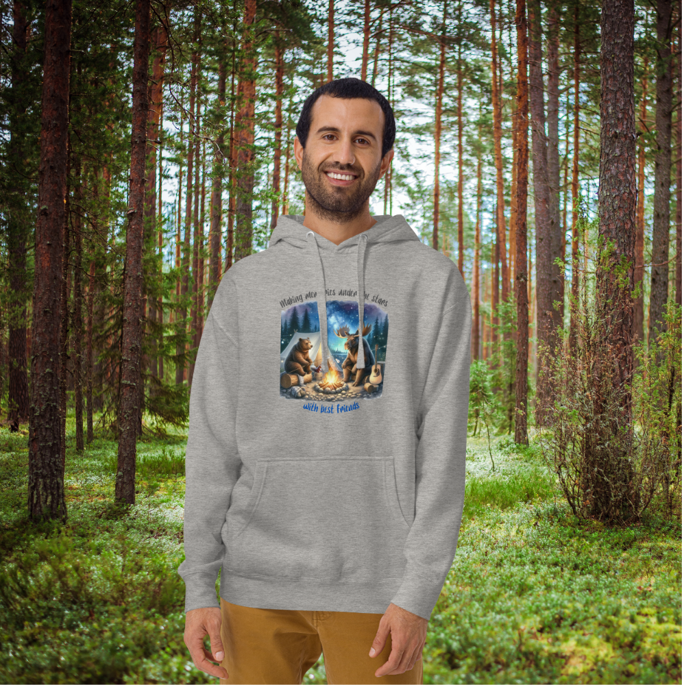 Making Memories Camping Hoodie, Friends around Campfire Sweatshirt