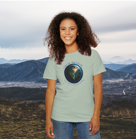 Earth Love T-Shirt, Eco-Friendly Tee, Nature Lover Gift, Cherish the Planet Shirt, Save our World Apparel