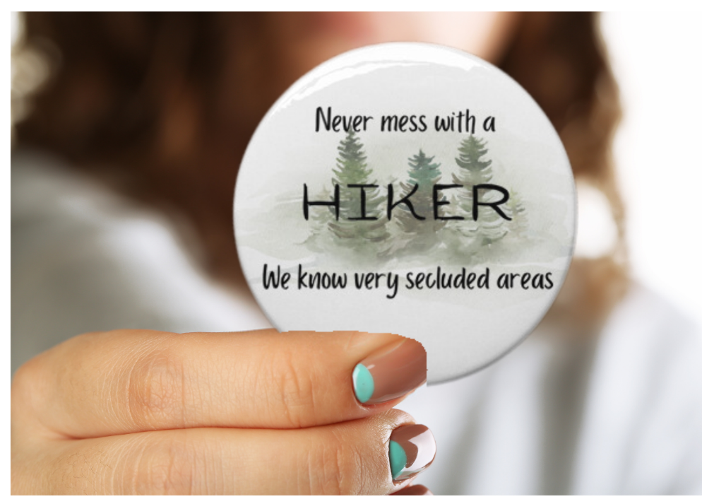 Inspirational Hiking Buttons - Set of 5
