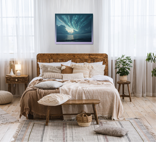 Beautiful Lake Metal Wall Art Decor