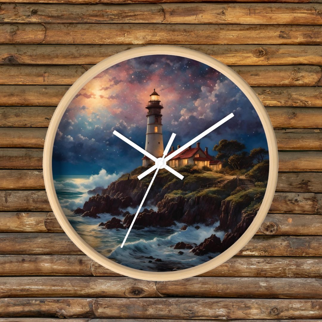 Lighthouse Wall Clock, Beautiful Home Decor