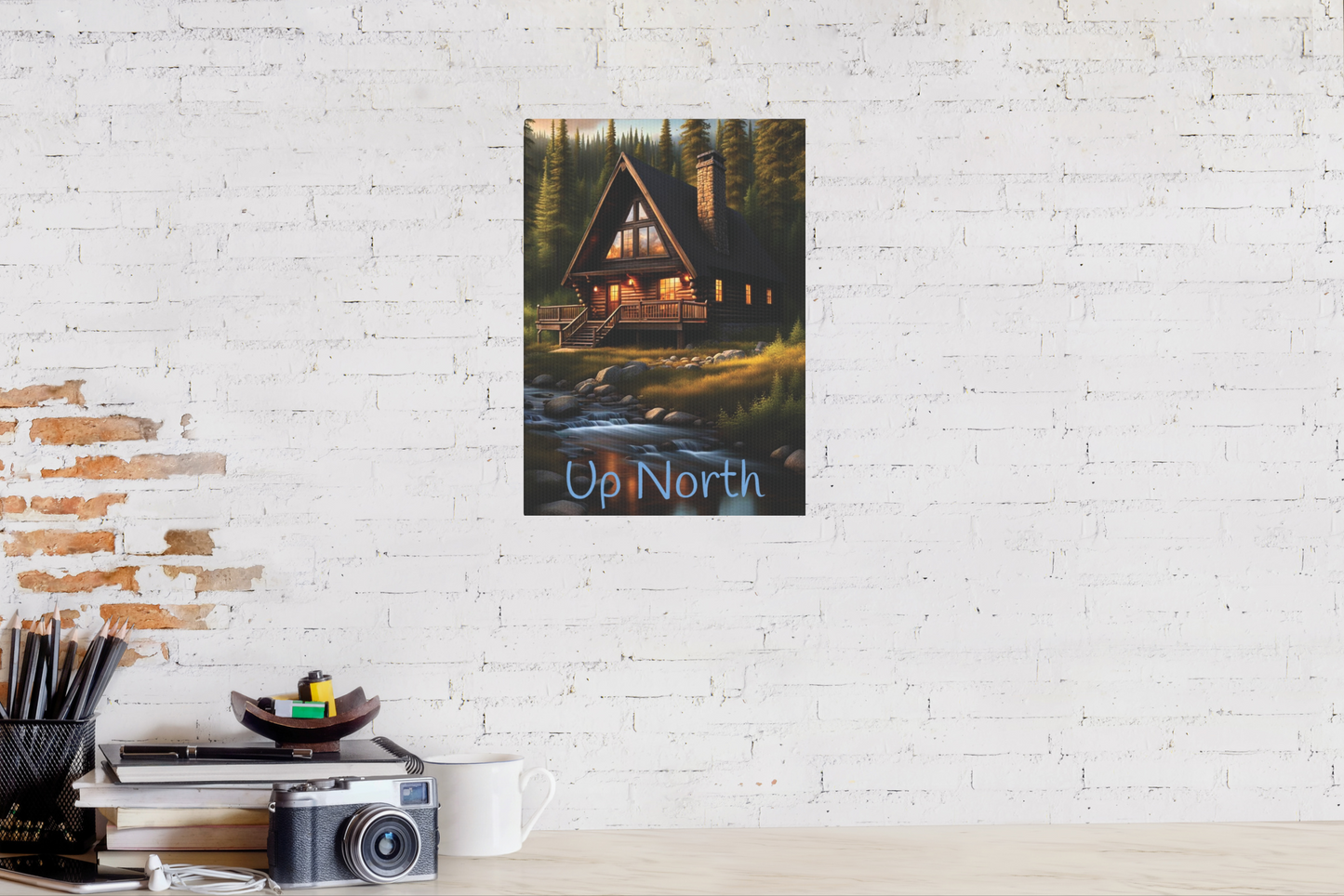 Up North Photo Tile, North Shore Minnesota Canvas