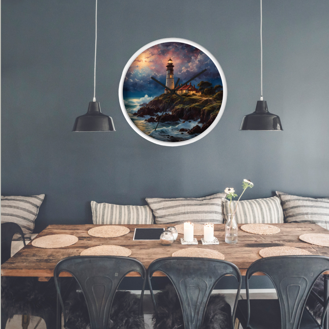 Lighthouse Wall Clock, Beautiful Home Decor
