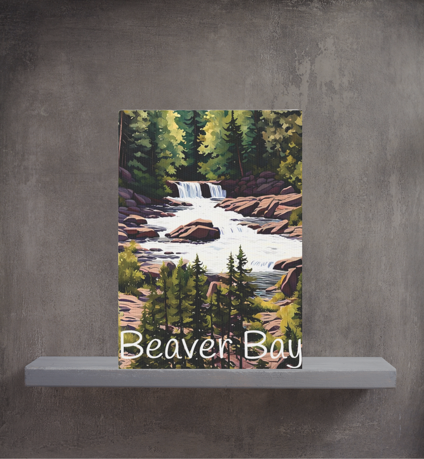 Beaver Bay Photo Tile, Northshore Minnesota Canvas